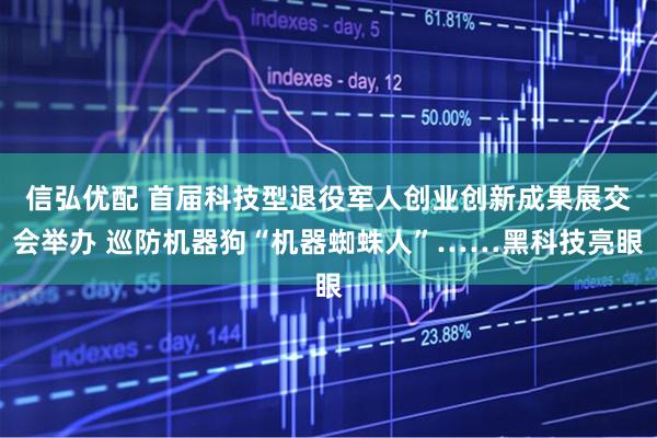 信弘优配 首届科技型退役军人创业创新成果展交会举办 巡防机器狗“机器蜘蛛人”……黑科技亮眼