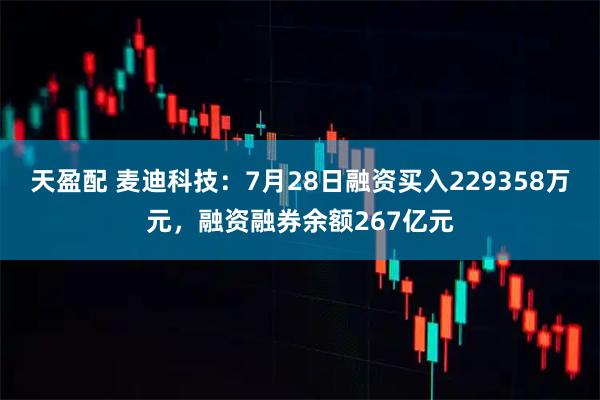 天盈配 麦迪科技：7月28日融资买入229358万元，融资融券余额267亿元